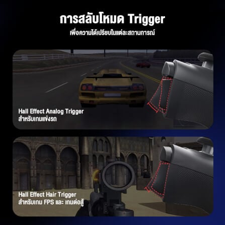 จอยเกมไร้สาย GAMESIR G8 PLUS - สีดำ_3
